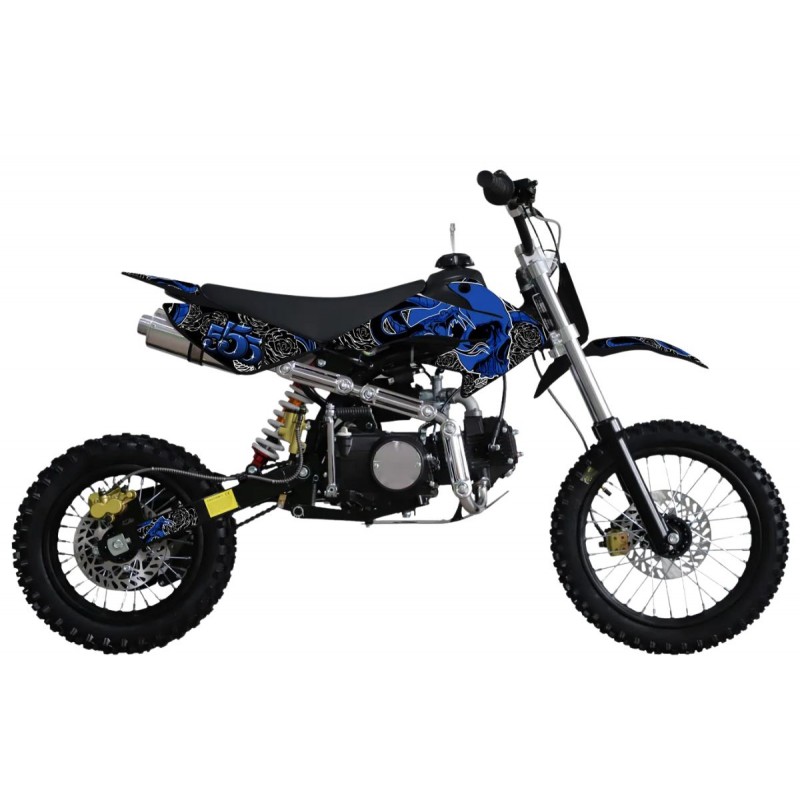 MW 125cc Dirt Bike Small Wheel Blue MW 125cc Dirt Bike Small Wheel Blue