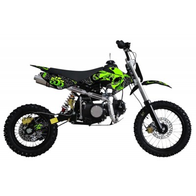 MW 125cc Dirt Bike Small Wheel Green