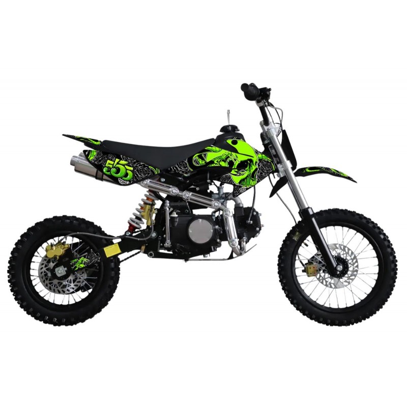 MW 125cc Dirt Bike Small Wheel Green MW 125cc Dirt Bike Small Wheel Green