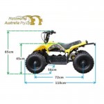 MW 49cc Sports Buggy Quad Bike - Black MW 49cc Sports Buggy Quad Bike - Black