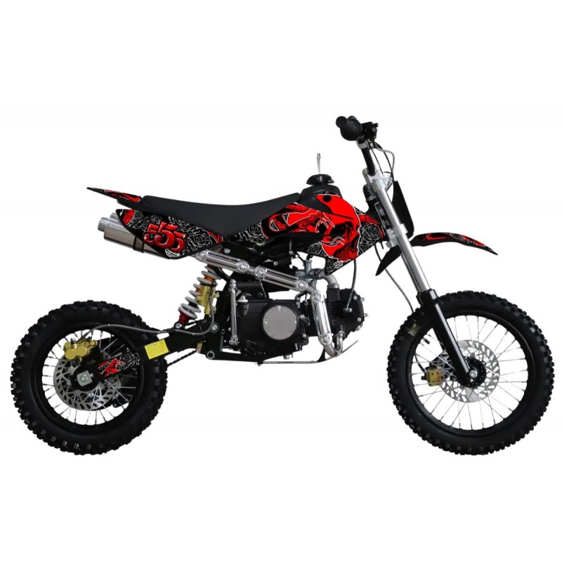 MW 125cc Dirt Bike Small Wheel Red MW 125cc Dirt Bike Small Wheel Red