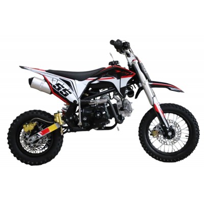 MW 90cc Semi Auto Dirt Bike Small Wheel Red