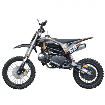 MW 125cc Dirt Bike X Small Wheel Black
