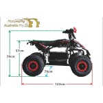 MW 500W Electric Sports Quad Bike - Red