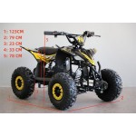 MW 500W Electric Sports Quad Bike - Red