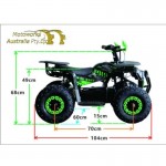 MW 1000W Electric Farm Quad Bike - Red MW 1000W Electric Farm Quad Bike - Red