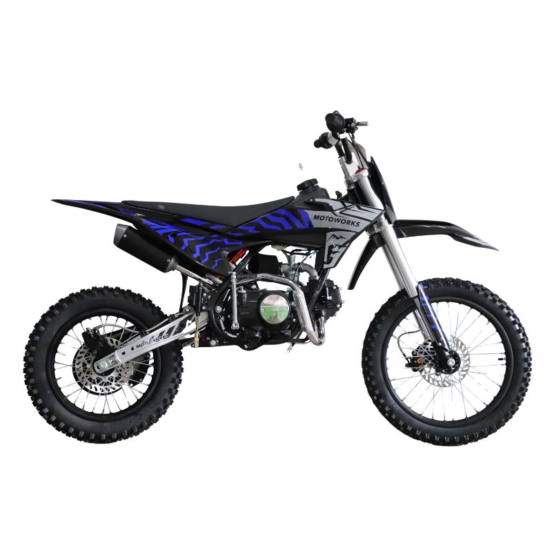 MW 125cc Big Wheel Dirt Bike Blue MW 125cc Big Wheel Dirt Bike Blue