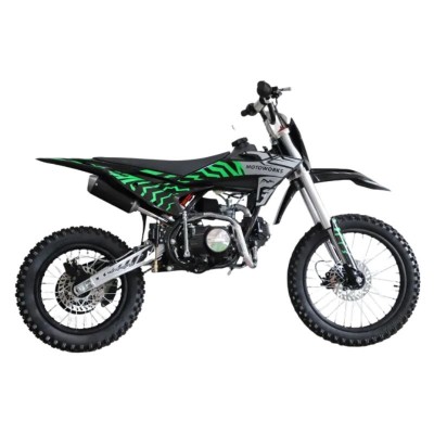MW 125cc Big Wheel Dirt Bike Green