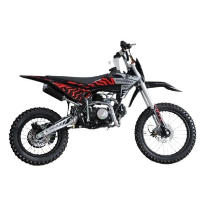 MW 125cc Big Wheel Dirt Bike Red