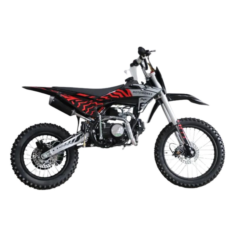 MW 125cc Big Wheel Dirt Bike Red MW 125cc Big Wheel Dirt Bike Red