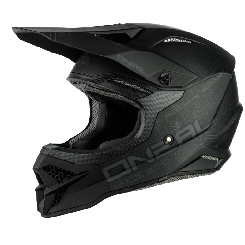 Oneal 2021 3 Series Flat 2.0 Helmet Black 2XL