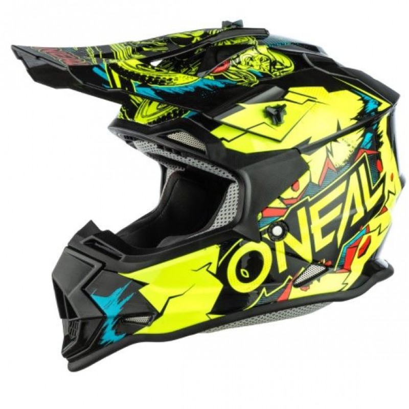 Oneal 2022 2 Series Villain Helmet Neon/Yellow Youth 47/48CM (SM)