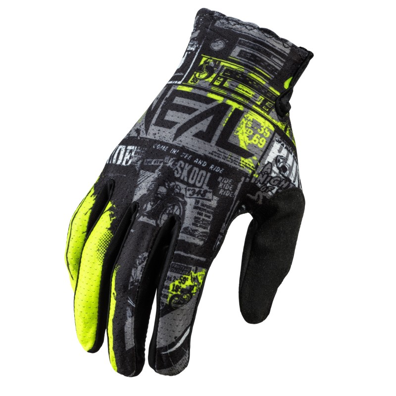 Oneal 2021 Matrix Ride Glove Black/Neon Yellow Adult 11 (XL)
