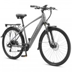 Progear E-Sierra 18" Mens Hybrid Electric Bike Graphite Grey