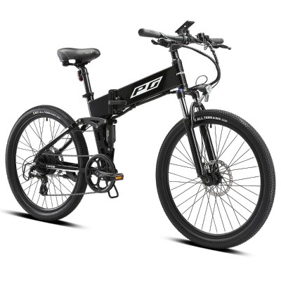 Progear E-Rover MTB 26" Electric Folding Bike - Gloss Black
