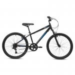 Progear DuraLite 7 Speed 24" Kids Bike - Obsidian