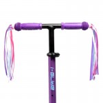 I-GLIDE 3 Wheel Kids Scooter Purple/Blue with Ribbons