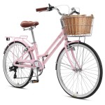 XDS Melody 24" x 13" Girls Retro Bike - Blush Pink