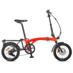 XDS E-Micro 16" Folding Electric Bike - Red