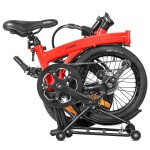 XDS E-Micro 16" Folding Electric Bike - Red