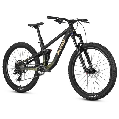 XDS Tarpan 15" Dual Suspension MTB Bike - Forest Green