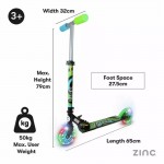 Zinc Twister Inline Scooter Blue/Green Zinc Twister Inline Scooter Blue/Green