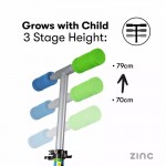 Zinc Twister Inline Scooter Blue/Green Zinc Twister Inline Scooter Blue/Green