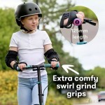 Zinc Verge Pro Big Wheel Folding Scooter Blue/Pink