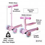 Zinc 3in1 My First Tri Scooter Pink Zinc 3in1 My First Tri Scooter Pink