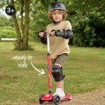 Zinc Non Folding T-Motion Tri-Scooter Racecar