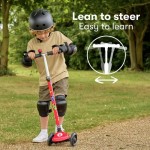Zinc Non Folding T-Motion Tri-Scooter Racecar