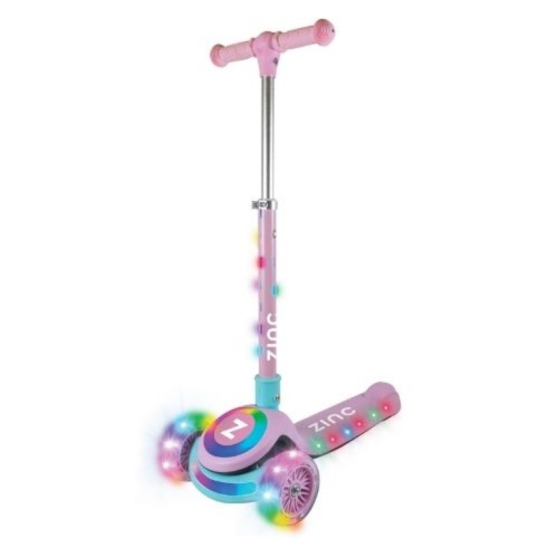 Zinc Glow Up 3 Wheel Folding Scooter - Pink Zinc Glow Up 3 Wheel Folding Scooter - Pink