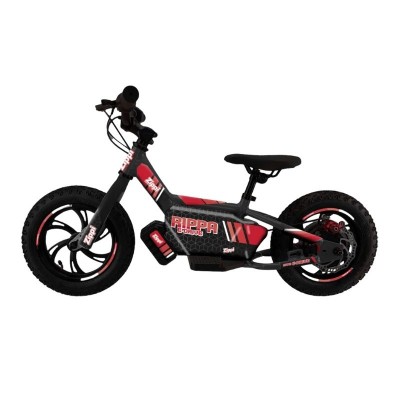 Zippi Rippa E-Drive 12" Kids Electric Balance Bike - Red