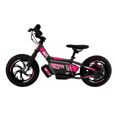 Zippi Rippa E-Drive 12" Kids Electric Balance Bike - Pink