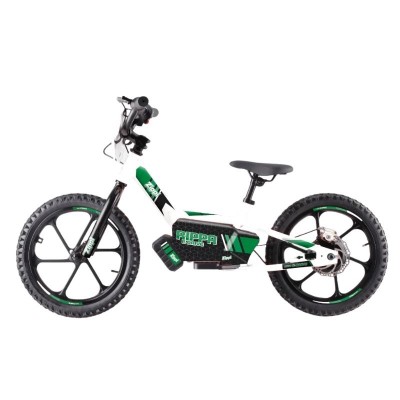 Zippi Rippa E-Drive 16" Kids Electric Balance Bike - Green