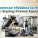 7 Common Mistakes to Avoid When Buying Fitness Equipment