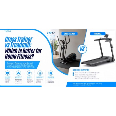 Cross Trainer vs Treadmill: Which Is Better for Home Fitness?