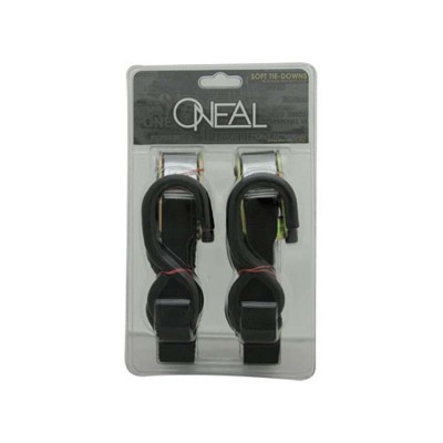 Oneal Tie Downs 1" with Soft Loop Black/Black