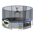 OZ Trampolines Summit Round 16 Ft. Above Ground Trampoline - Blue OZ Trampolines Summit Round 16 Ft. Above Ground Trampoline - Blue