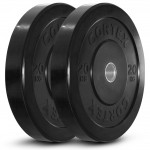 Lifespan CORTEX 20kg Black Series Bumper Plates (Pair)