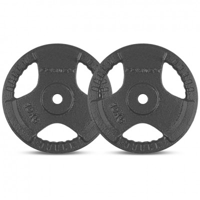 Lifespan CORTEX 10kg Tri-Grip 25mm Standard Plates (Pair)