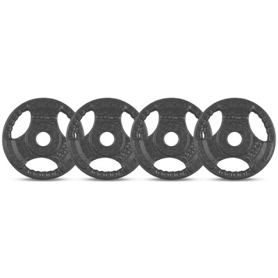 Lifespan CORTEX 1.25kg Tri-Grip 25mm Standard Plates (Set of 4)