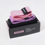 Lifespan CORTEX FibraBands Fabric Premium Resistance Bands 3 Pack (82mm)