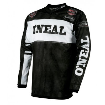 Oneal 2019 Ultra-Lite 75 Jersey Adult Black/White (MD)