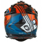 Oneal 2022 2 Series Rush Helmet V.22 Orange/Blue Youth LG 51/52cm