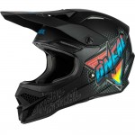 Oneal 2021 3 Series Speed Metal Helmet Adult Black/Multi LG