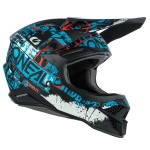Oneal 2021 3 Series Ride Helmet Adult Black/Blue LG