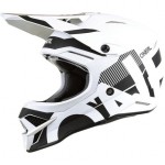 Oneal 2022 3 Series Vertical Helmet V.22 Black/White Adult 57/58CM (MD)