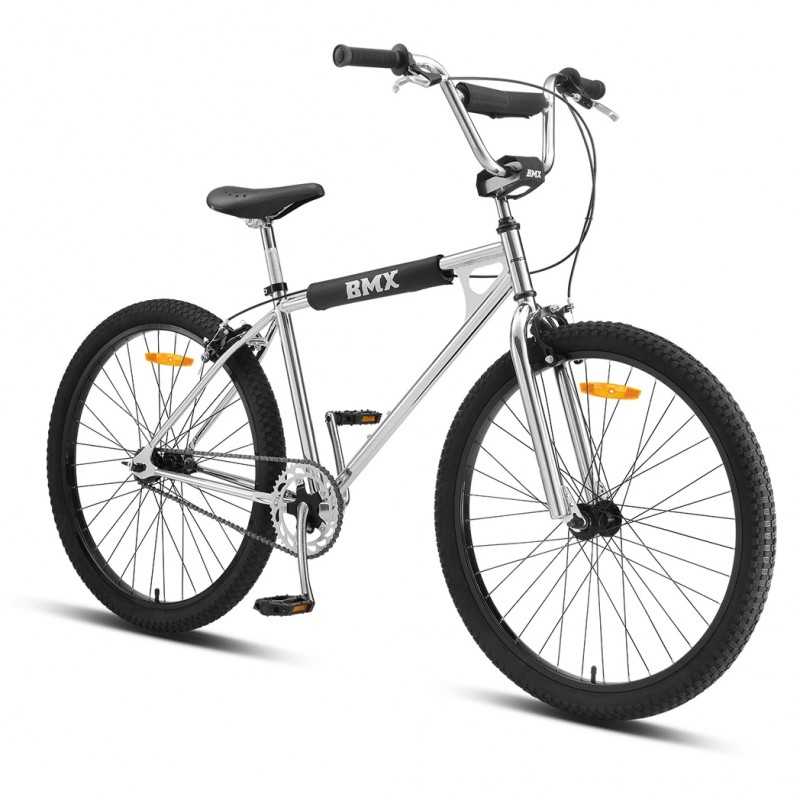 Progear Classic 26" BMX Bike Metallic Chrome Progear Classic 26" BMX Bike Metallic Chrome