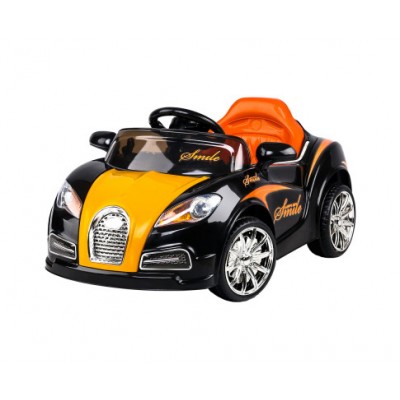 Rigo Kids Bugatti Car Ride On - Black & Orange